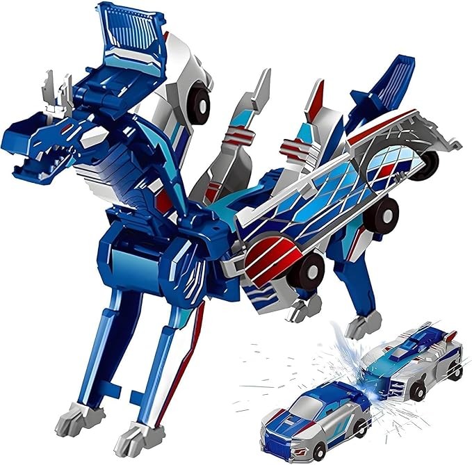 Auto-Smash™ Collision Transforming Car Toy - 2-in-1 Robot Action Figure