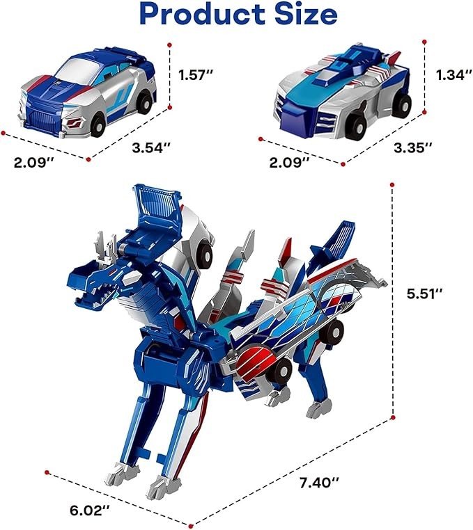 Auto-Smash™ Collision Transforming Car Toy - 2-in-1 Robot Action Figure