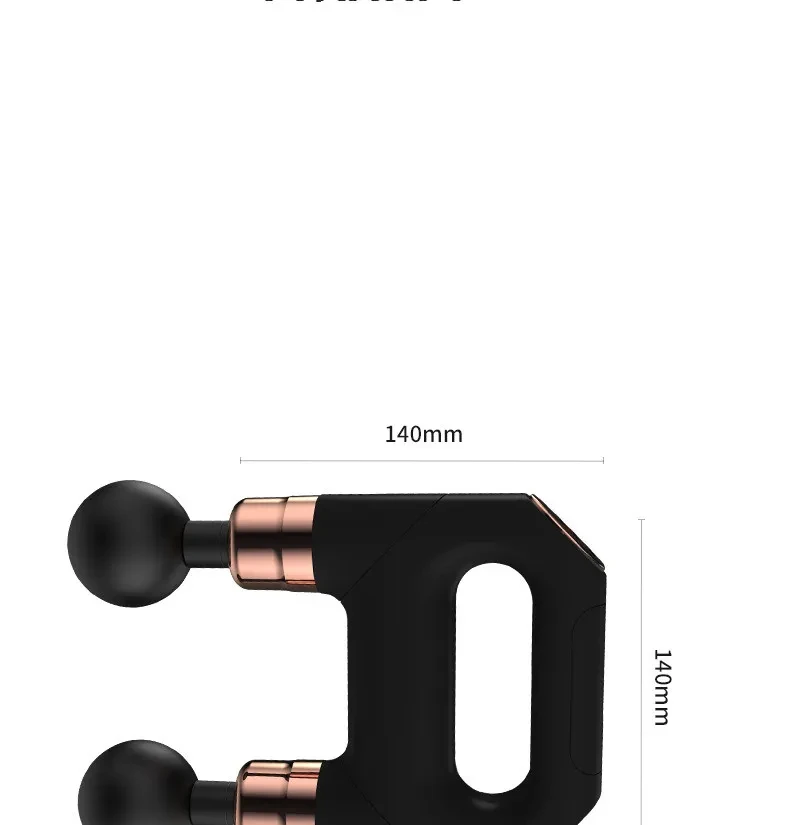 Double-headed Mini Fascia Grab Massager Muscle Relaxation Vibration Neck