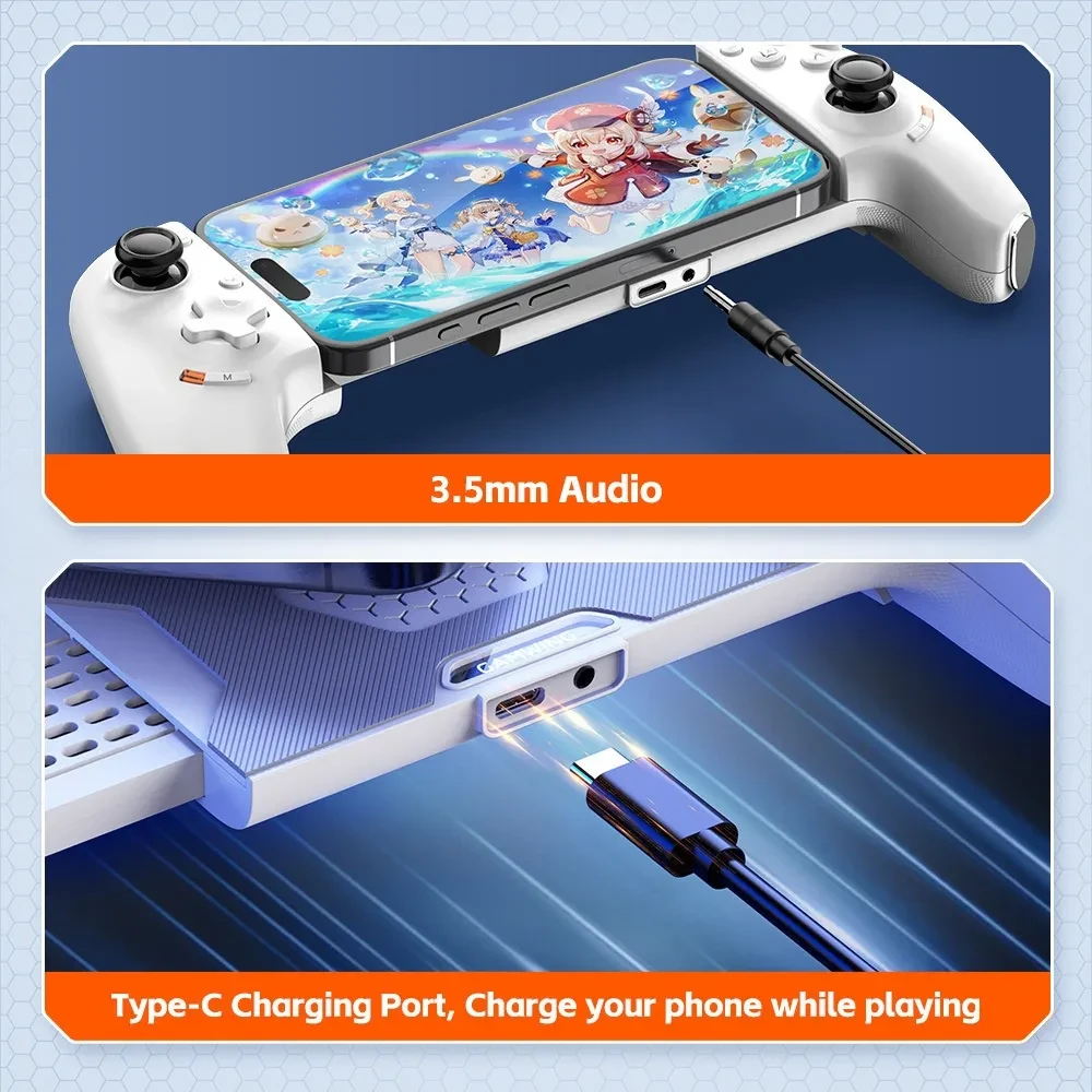 Type-C Wired Bluetooth Android IOS Computer Streaming PS Handle