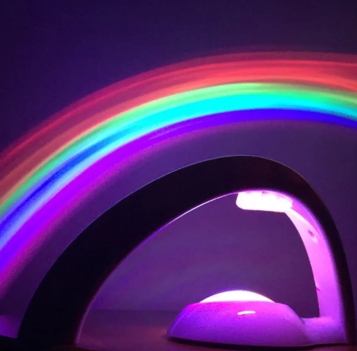 Novelty LED Romantic Sky Rainbow Colorful Projection Night Light