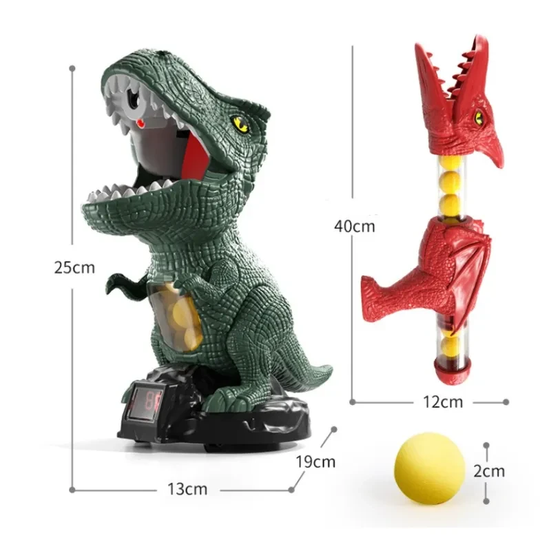Foam Ball Blaster with Dino Target