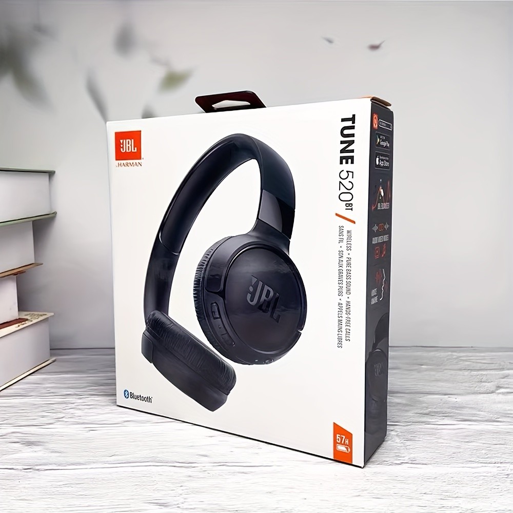 JBL Tune520BT Wireless Headphones – Pure Bass, Pure Freedom