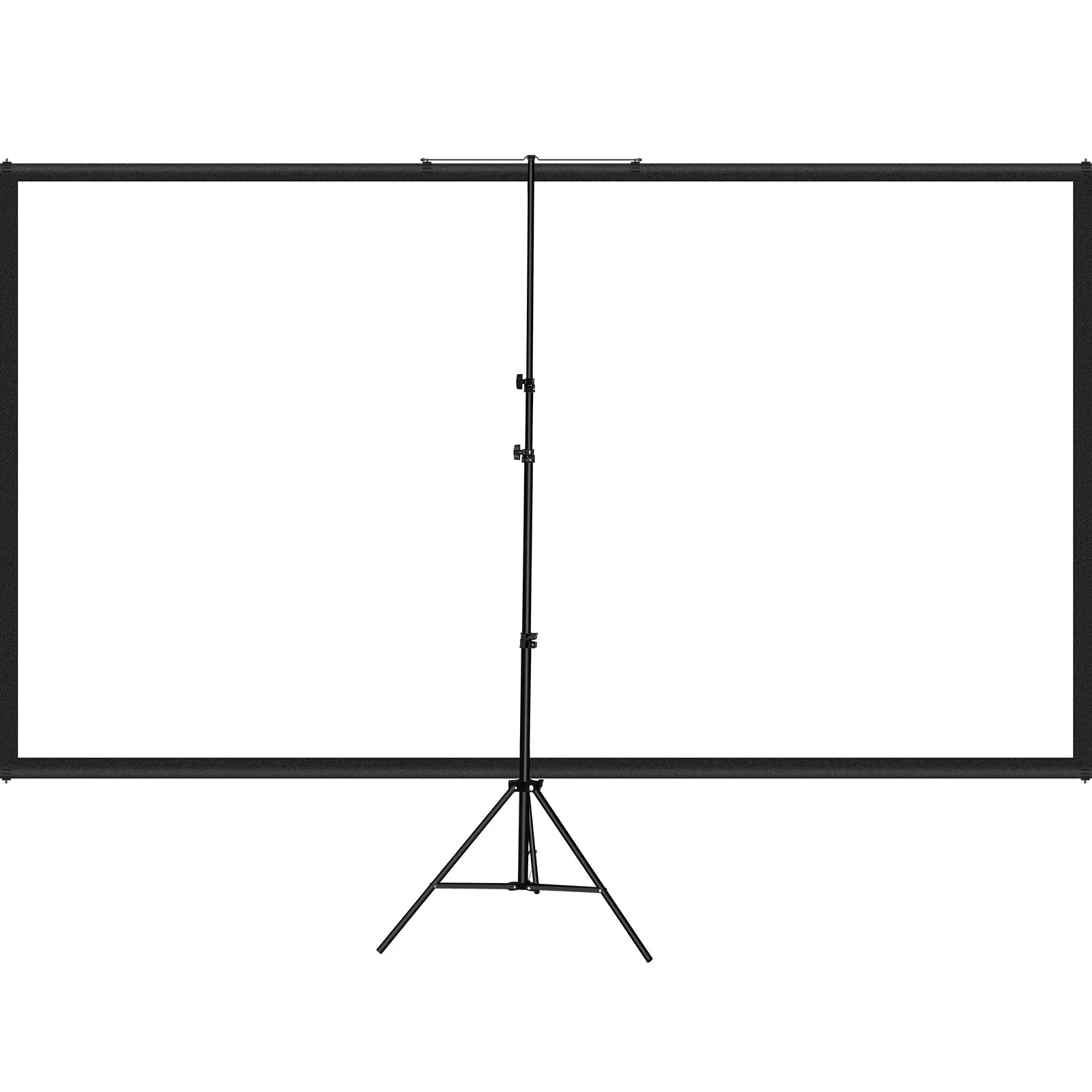 Tripod Projector Screen With Stand HD Projection Screen Stand Wrinkle-Free Height Adjustable Portable Screen For Projector Indoor & Outdoor For Movie, Home Cinema, Gaming, Office