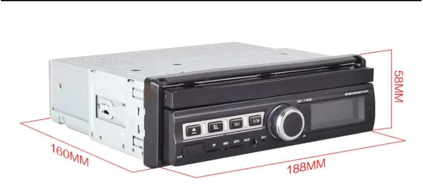 Touch Screen MP5 Player Bluetooth Hands Free MP3 Card U Disk Mp4