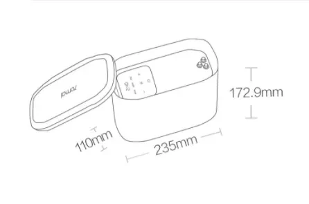Car air pump, preset tire pressure, digital display portable tire air pump
