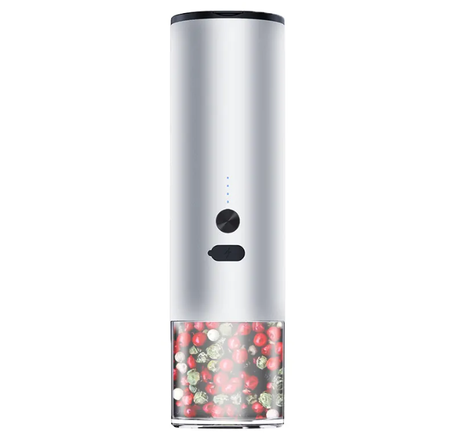 Electric Food Corn Soybean Salt and Pepper Grinder Mill Machine – Rechargeable LED Grinder Set