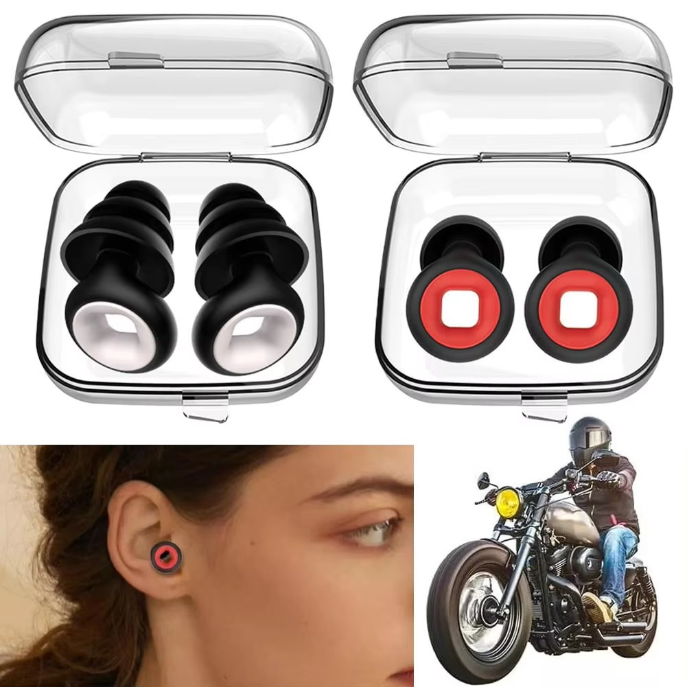 Moto Earplugs - 27 dB Noise Reduction Motorcycle Hearing Protection
