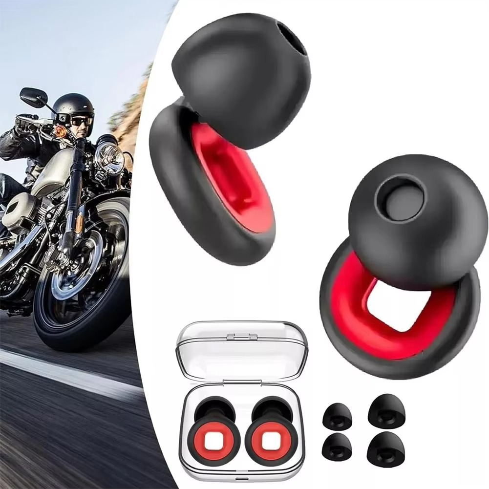 Moto Earplugs - 27 dB Noise Reduction Motorcycle Hearing Protection