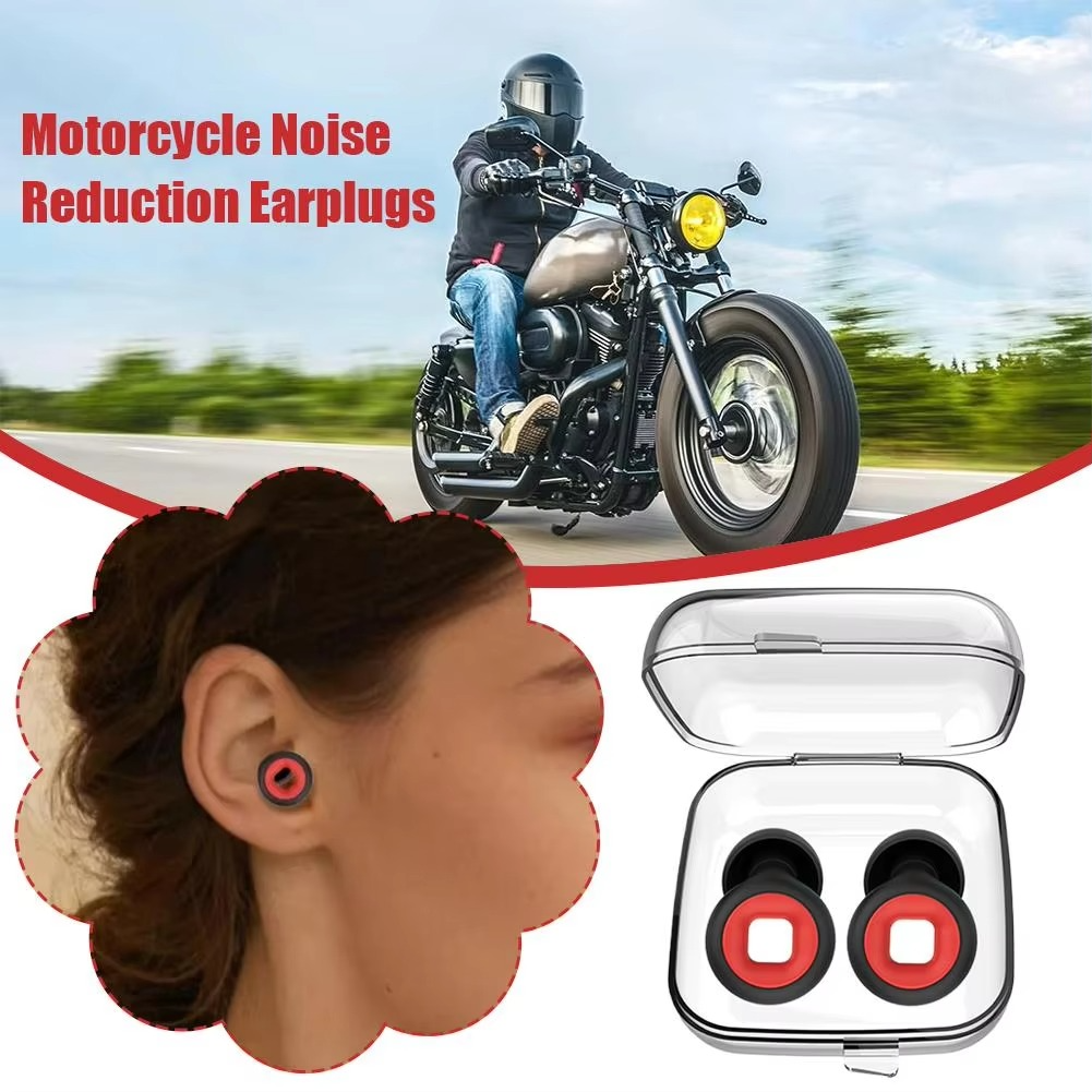 Moto Earplugs - 27 dB Noise Reduction Motorcycle Hearing Protection