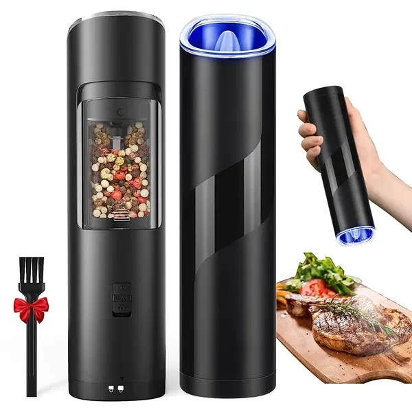 Electric Salt And Pepper Grinder Automatic Gravity Sensor Battery