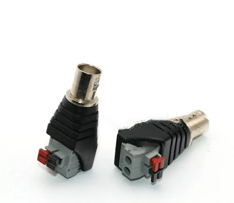 Mayitr 1pc Speaker RCA Connector Universal Wire A V Cable to Audio Male RCA Adapter Jack Press Plug Cabe for Audio Cable