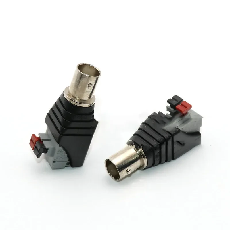 Mayitr 1pc Speaker RCA Connector Universal Wire A V Cable to Audio Male RCA Adapter Jack Press Plug Cabe for Audio Cable