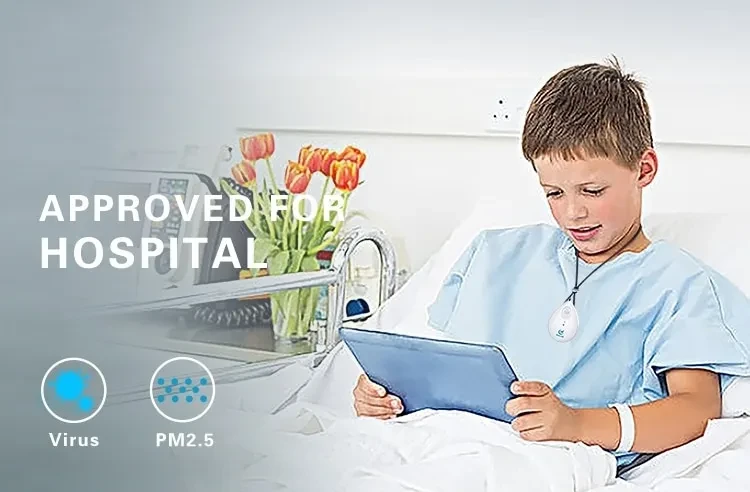 Negative ion necklace