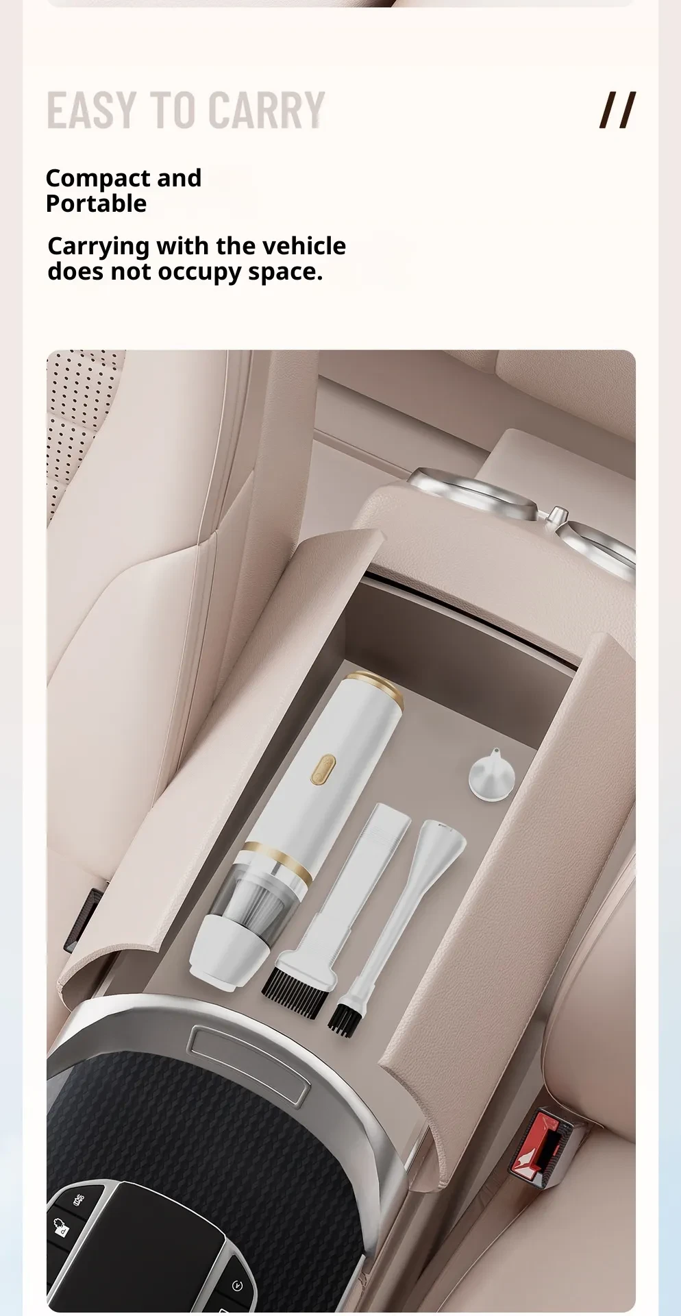 Car Handheld Vacuum Cleaner Suction And Blowing Integrated High Power Dust Cleaner