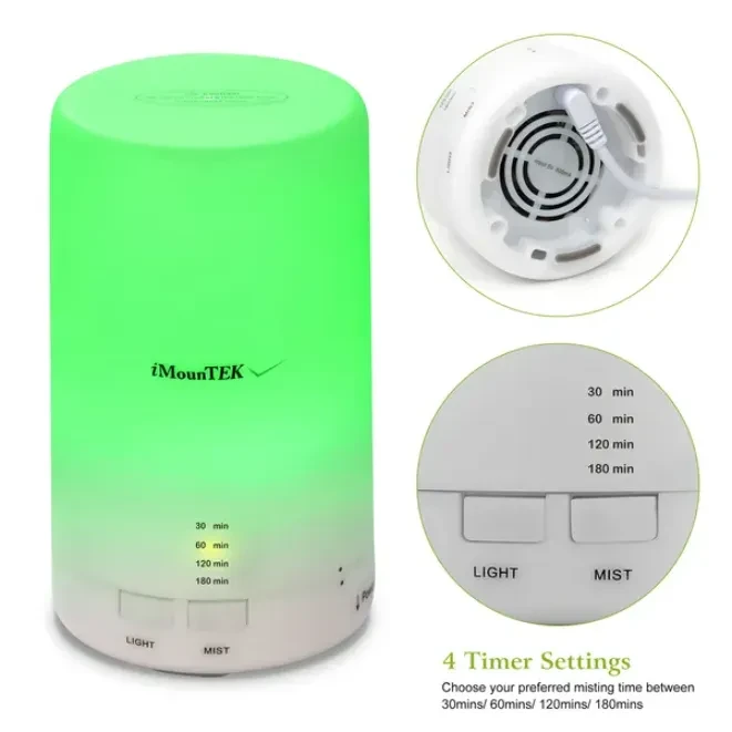 Mini Ultrasonic Aromatherapy Essential Oil Diffuser Cold Mist Humidifier