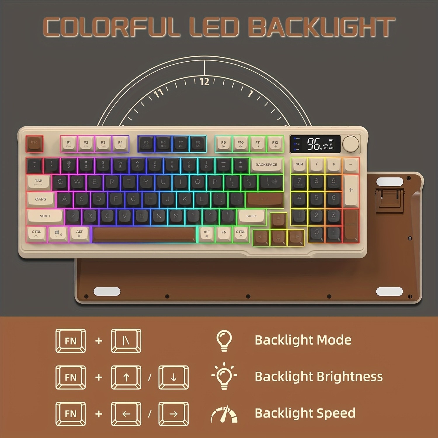 M96 Wireless Gaming Keyboard – Smart, Stylish Control for NZ Gamers and Everyday Use