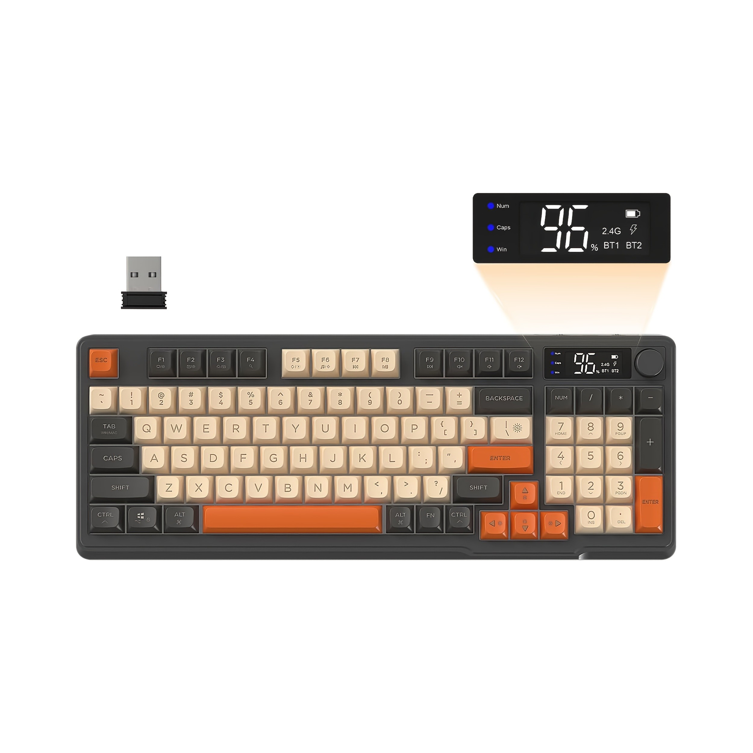 M96 Wireless Gaming Keyboard – Smart, Stylish Control for NZ Gamers and Everyday Use