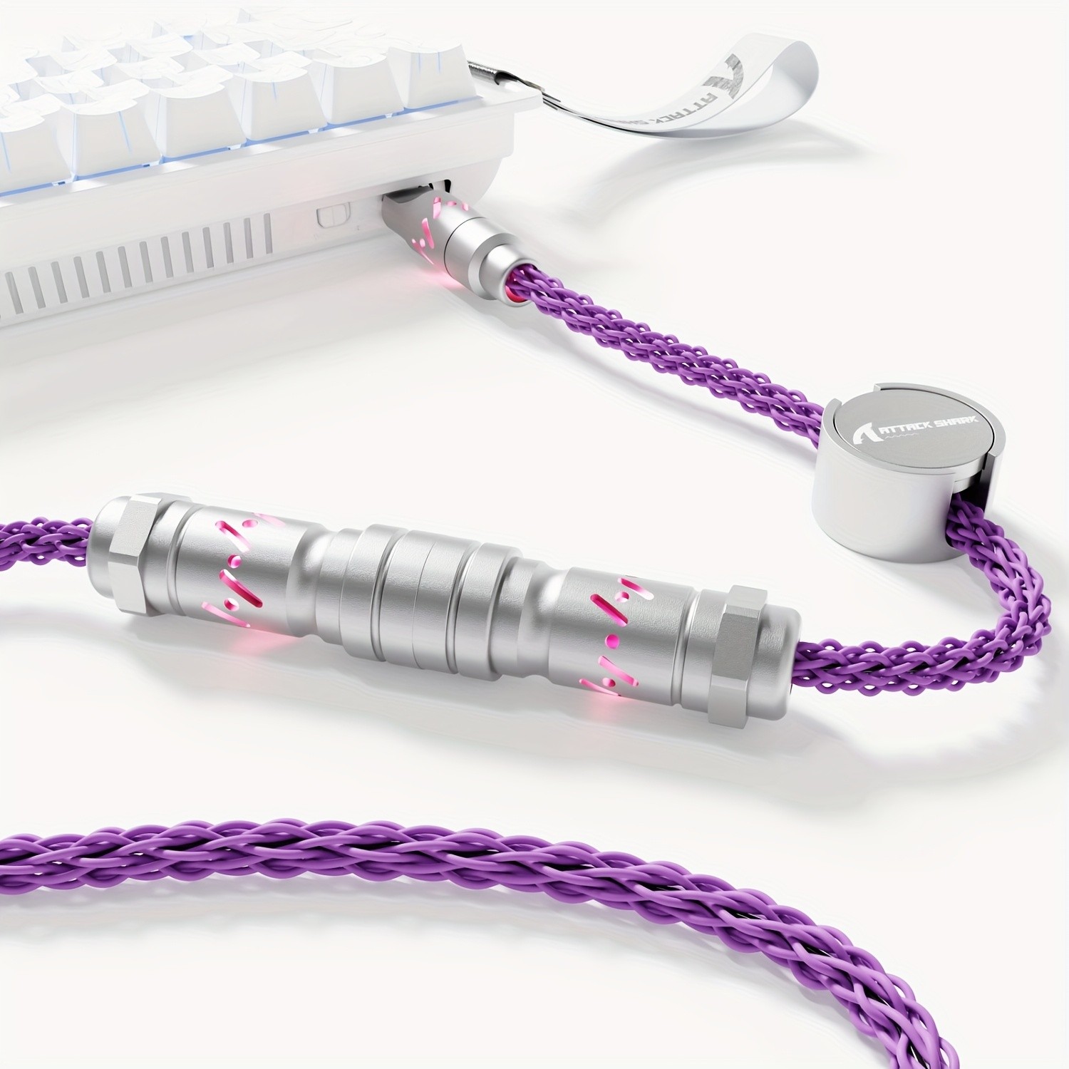 ATTACK SHARK C07 RGB Cable – Magnetic, Smart, and Stylish Power for NZ Setups