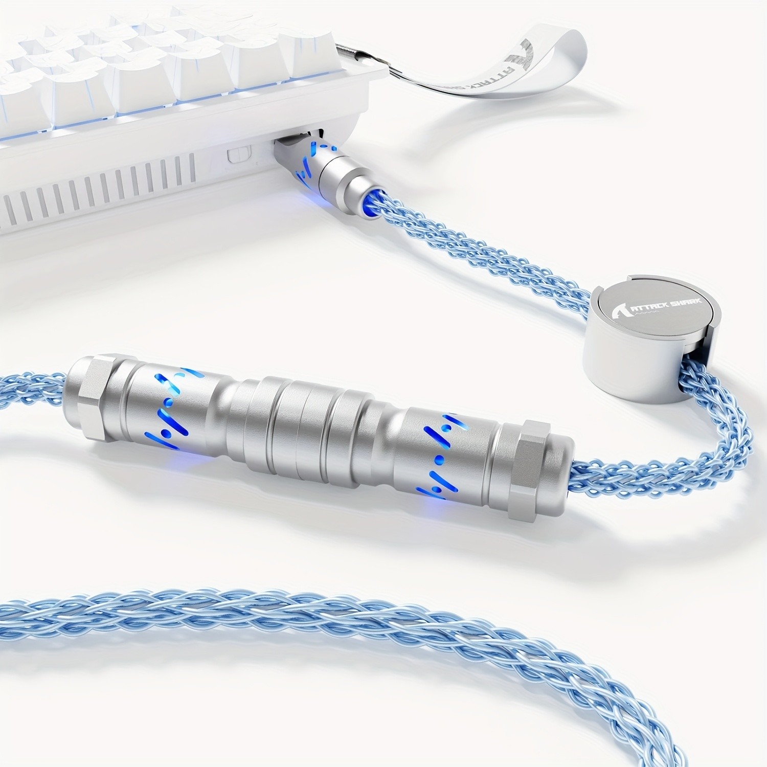 ATTACK SHARK C07 RGB Cable – Magnetic, Smart, and Stylish Power for NZ Setups