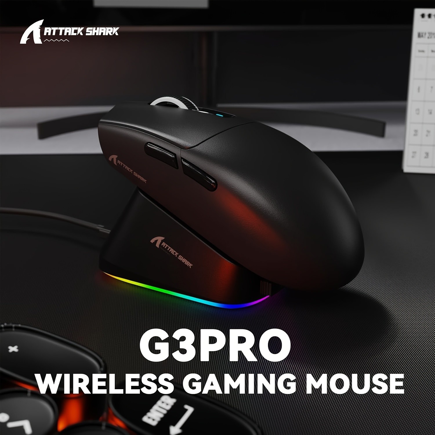 ATTACK SHARK G3PRO Wireless Gaming Mouse – Pro-Level Precision and Freedom for NZ Gamers