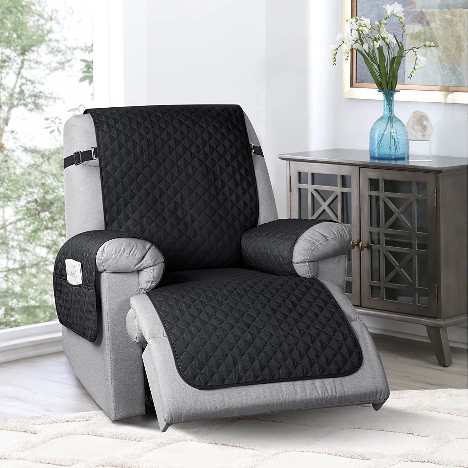 RhombusGuard™ Waterproof Recliner Slipcover – Non-Slip Stretch Furniture Protector