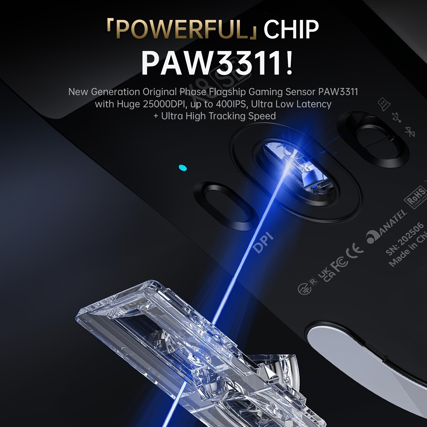 ATTACK SHARK X8 SE Superlight Wireless Gaming Mouse – Elite Speed and Control for NZ Gamers