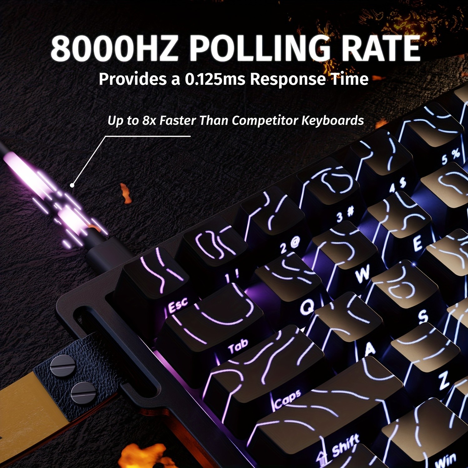 ATTACK SHARK X68 HE 8KHz Rapid Trigger Keyboard – Extreme Speed and Precision for NZ Gamers