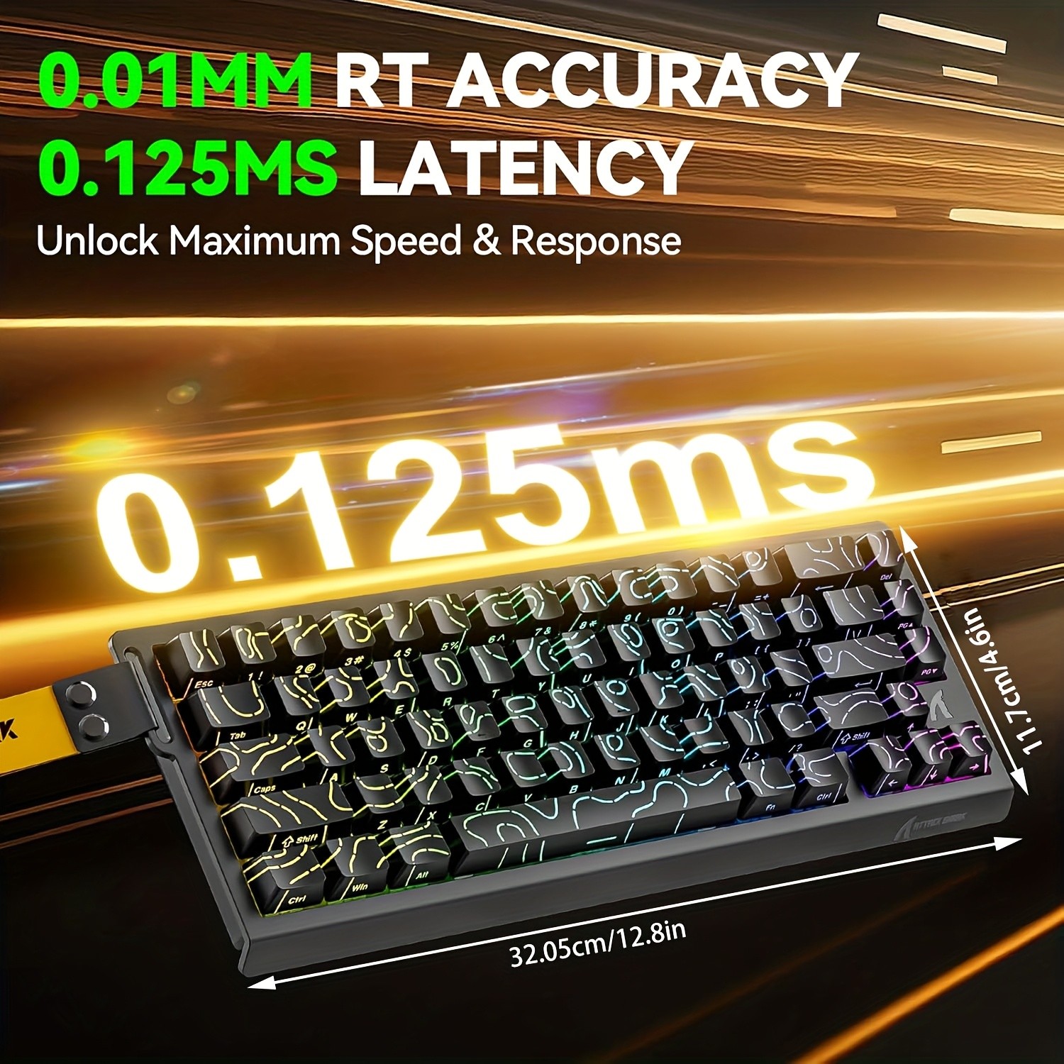 ATTACK SHARK X68 HE 8KHz Rapid Trigger Keyboard – Extreme Speed and Precision for NZ Gamers