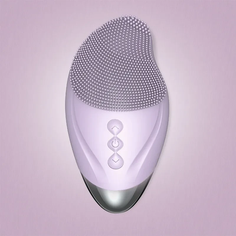 Heated electric silicone cleansing instrument