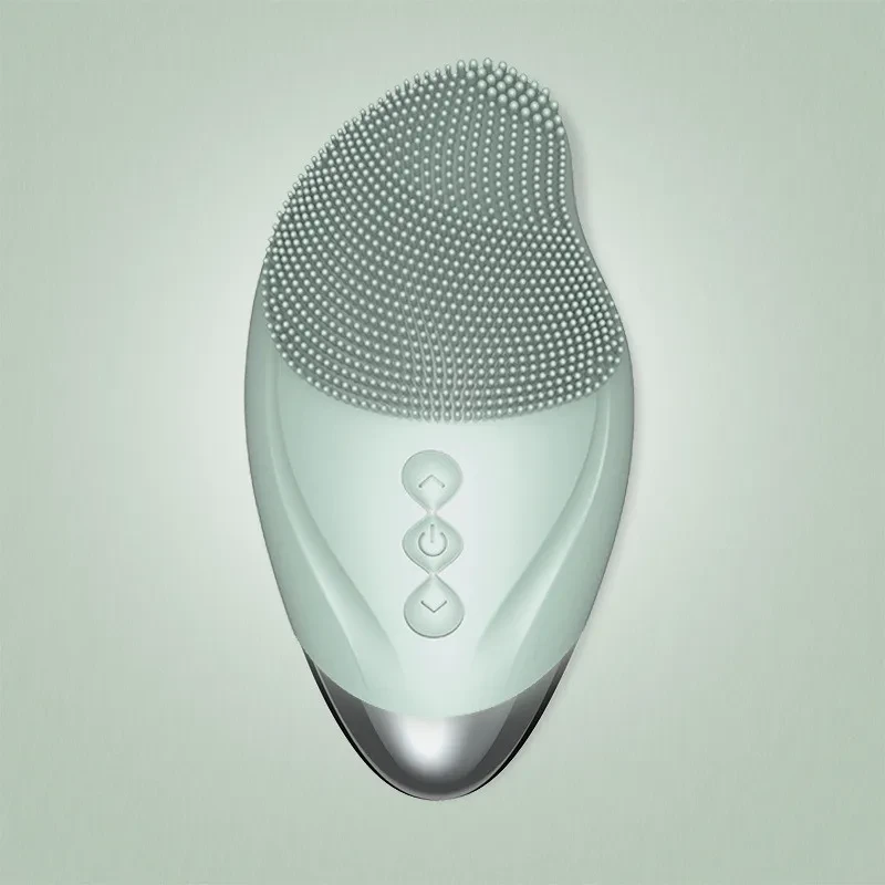 Heated electric silicone cleansing instrument