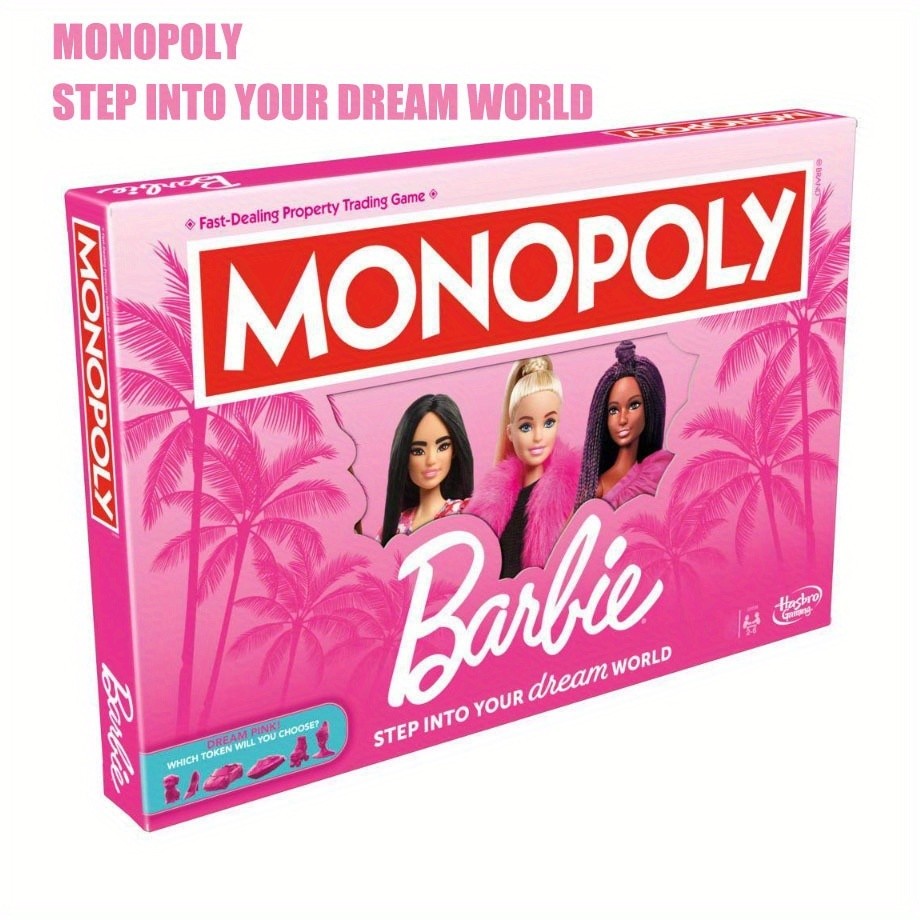 Monopoly Barbie Edition Board Game by Hasbro