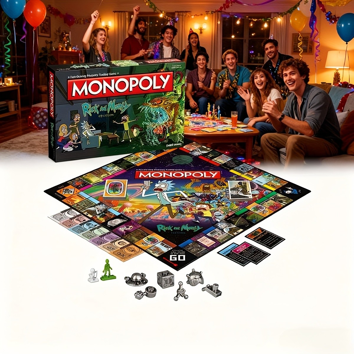 Hasbro Gaming Monopoly: Rick and Morty Edition