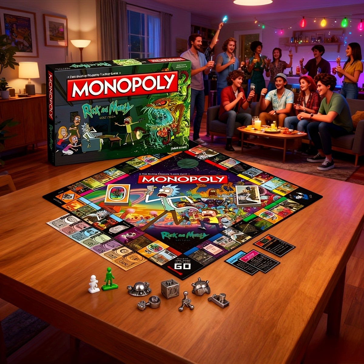 Hasbro Gaming Monopoly: Rick and Morty Edition