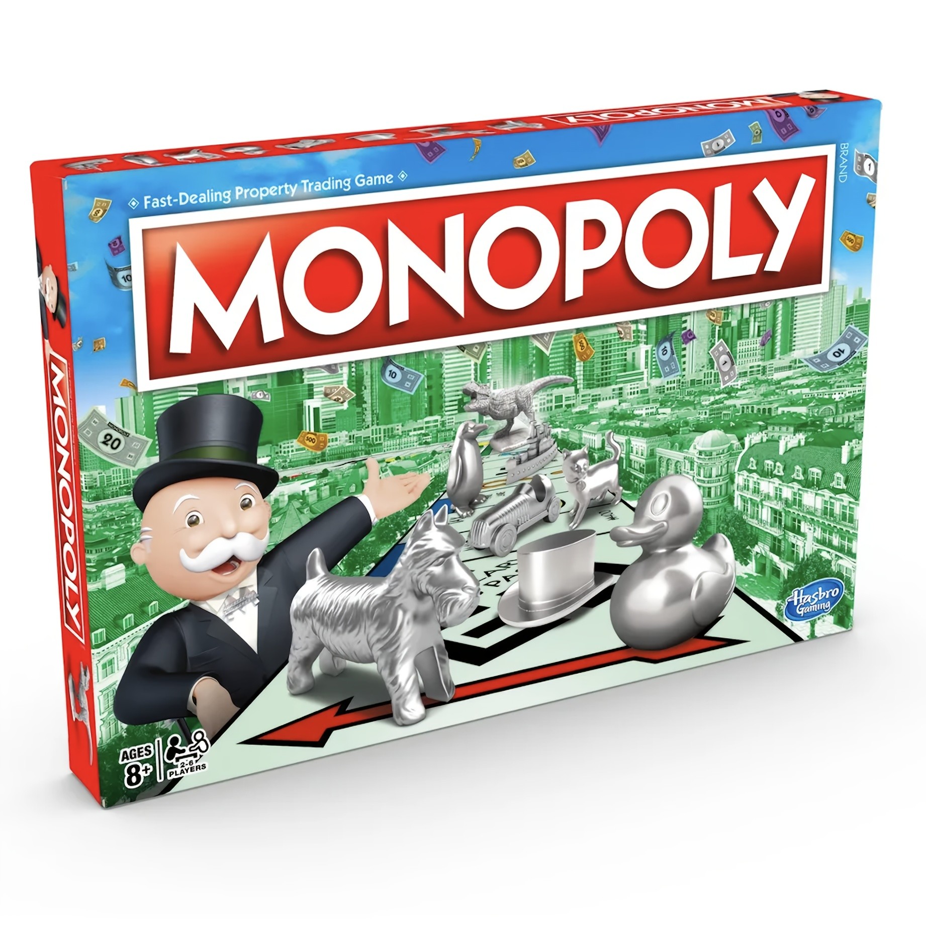 Hasbro Monopoly Game – Classic Family Board Game for 2–6 Players
