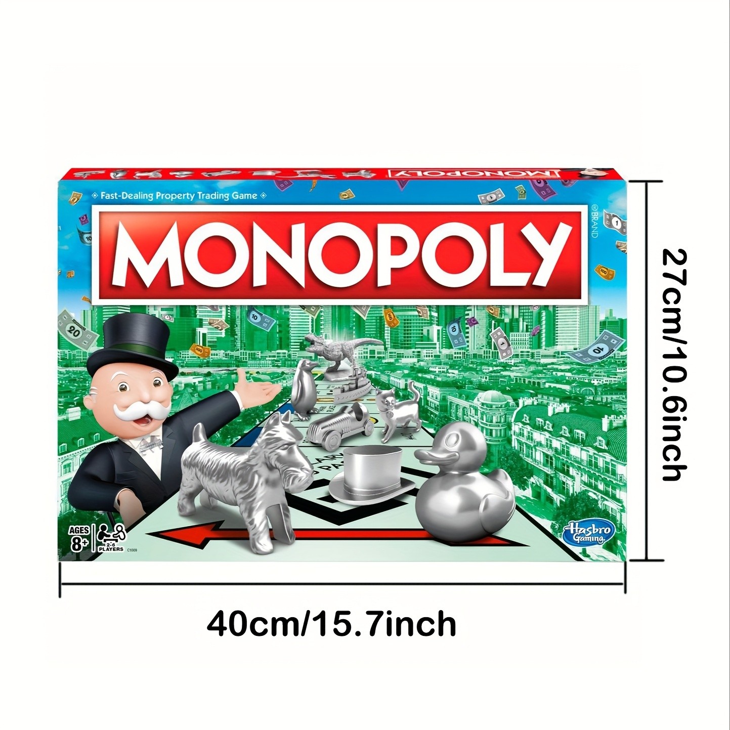 Hasbro Monopoly Game – Classic Family Board Game for 2–6 Players