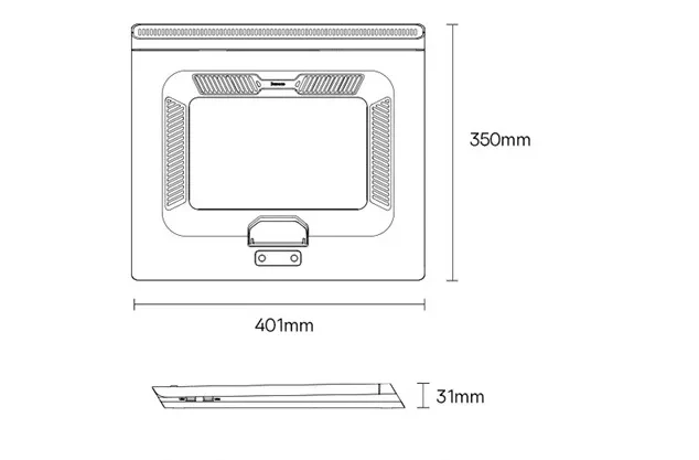 Simple Cooling Notebook Stand Turbofan Version