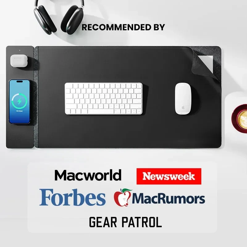 S1300 Wireless Charger 20W Fast Charge Wireless Charger Electric Mouse Pad