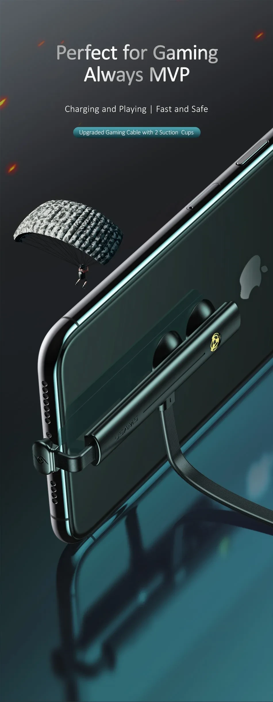 Sucker mobile game data cable