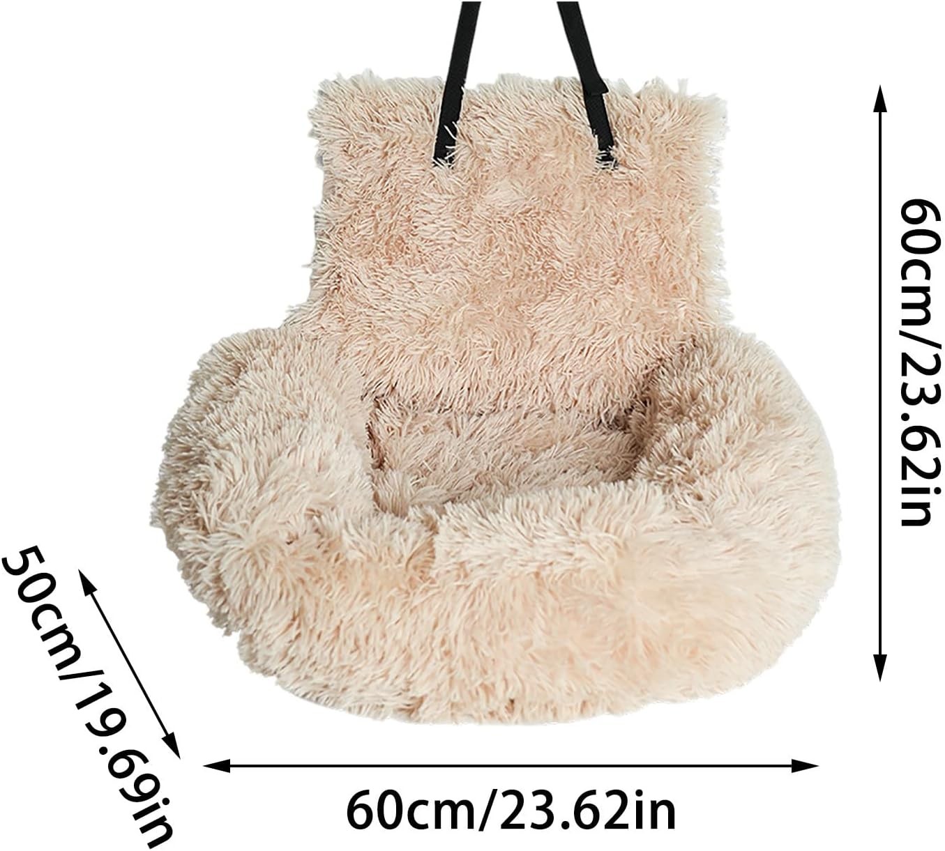 PawRide™ Pet Car Bed – Travel Safety & Comfort Seat for Dogs & Cats