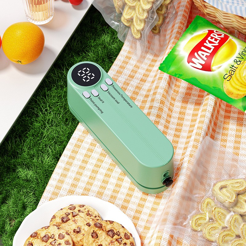 VacuoMini™ 3-in-1 Handheld Vacuum Sealer – Rechargeable Food Freshness System