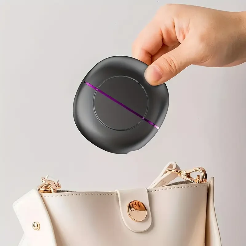 HOTU Portable Ionic Hair and Beard Straightener Brush – Smooth, Stylish, and Travel-Ready Grooming