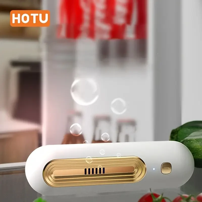 HOTU Kitchen Refrigerator Odor Remover – Portable USB-Powered Odor Neutralizer for Fresh & Clean Spaces