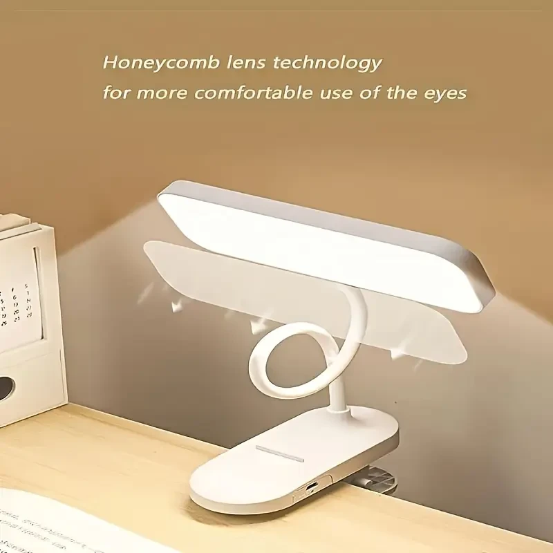 HOTU Flexible Swan-Neck Desk Lamp – Eye-Protecting, Dimmable LED Lighting for Modern Workspaces