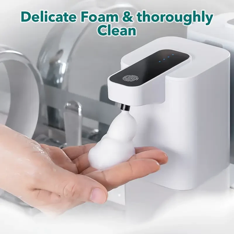 HOTU Automatic Soap Dispenser – Touchless, USB Rechargeable & Hygienic Foaming Soap System