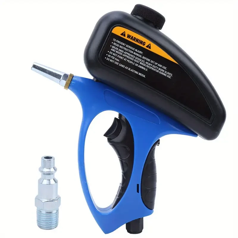 HOTU Sand Blaster Gun – Pneumatic Nozzle Tool for Rust Removal & Surface Restoration