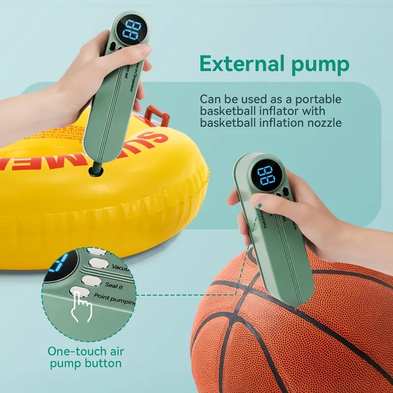 HOTU Portable Food Sealer – 1200mAh Rechargeable Multi-Function Vacuum Sealing System