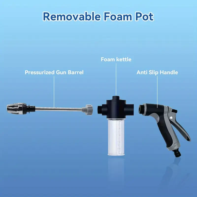 HOTU High-Pressure Car Wash Sprayer – Adjustable, Durable & Powerful Cleaning Nozzle