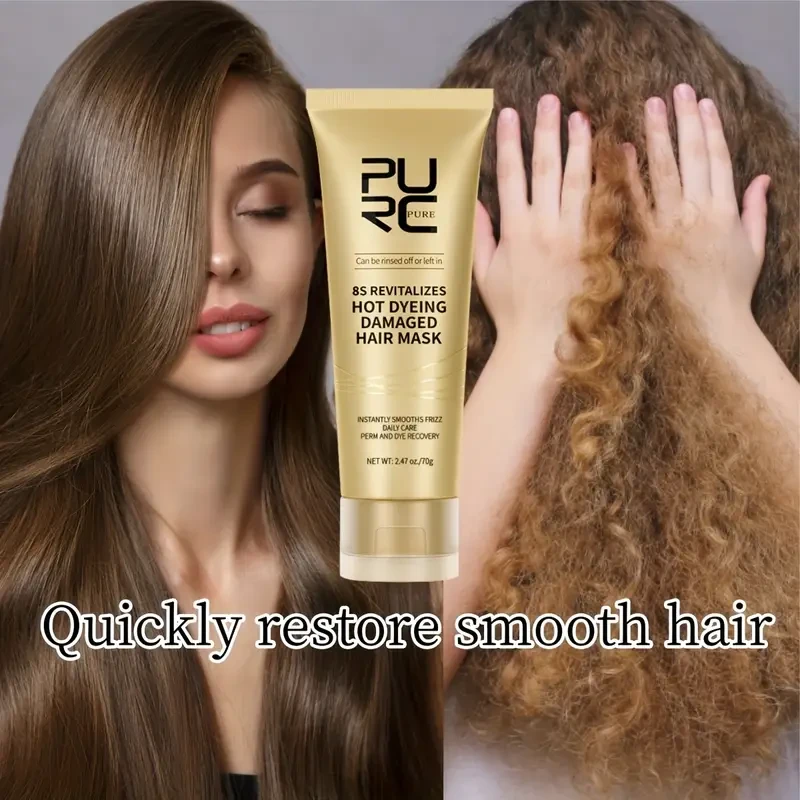 PURC 8 Seconds Hair Mask – Professional Keratin Cream for Smoothing, Softening & Frizz Control