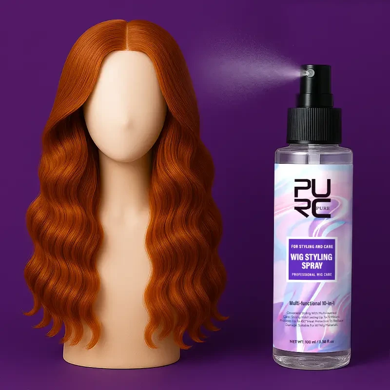 PURC 10-in-1 Wig Care Spray – Detangles, Conditions & Adds Shine